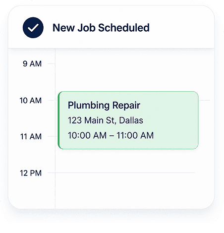 Job scheduled into the calendar by ItsBot